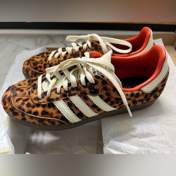 Adidas Women’s Samba OG Leopard print size 10 - Picture 3 of 9